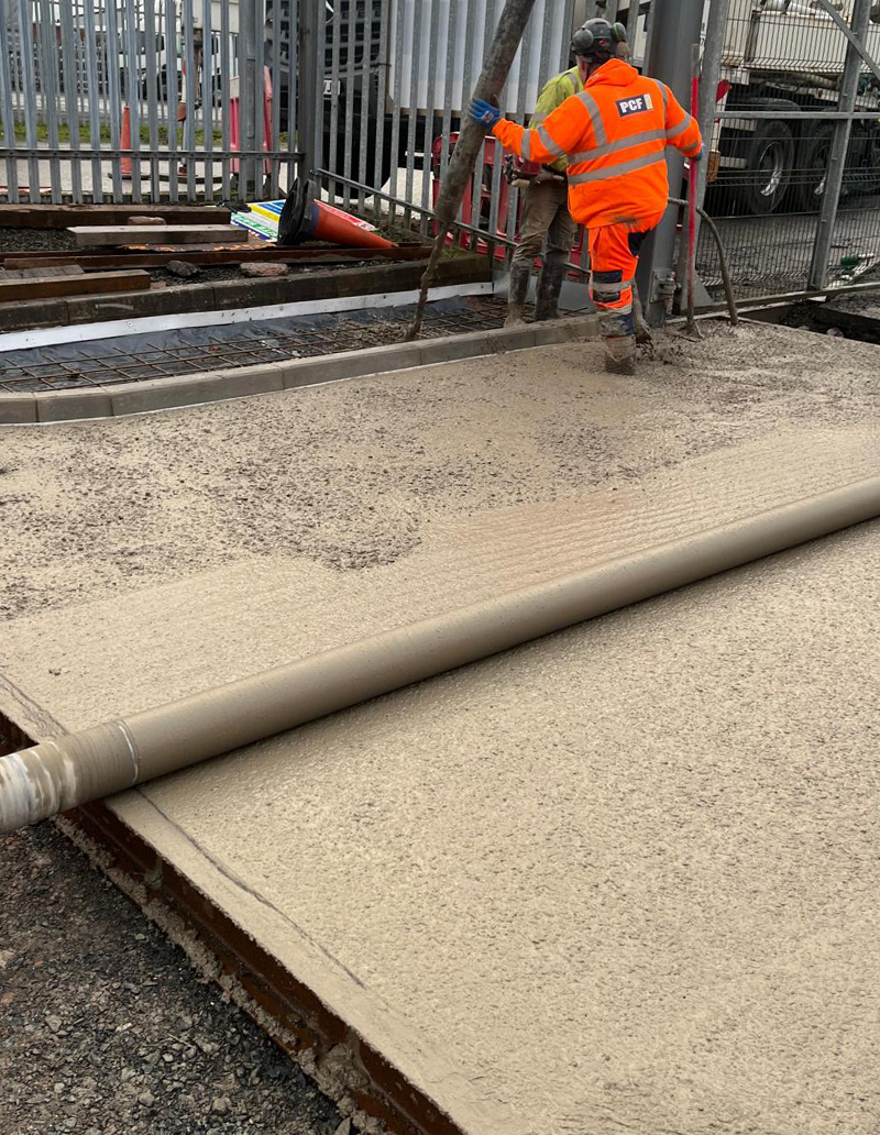 PCF Pumped Concrete